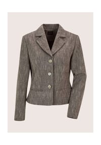 MADELEINE - Taillierter Businessblazer mit Reverskragen - cappuccino / wollweiß / melange
