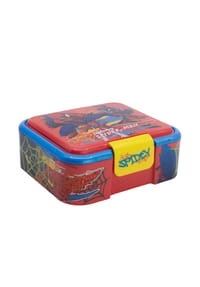 MARVEL - Spiderman Kinder Brotdose – Lunchbox Pausenbox Schulbrotbox - Rot 6,2x16x18cm