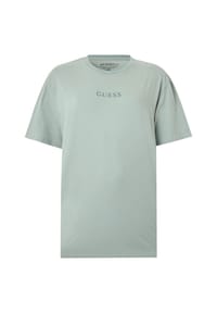 GUESS - T-Shirt PARADISE BUTTERFLY Kurzarmshirt - grün