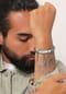 KUZZOÍ Armband Herren Zopfglieder Kastenverschluss 925 Silber Bild 4