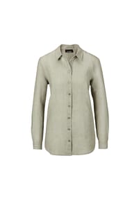 GOLDNER - Bequeme Damen Businessbluse - baummoos
