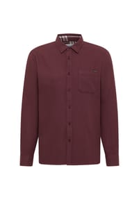 MUSTANG® - Freizeithemd, Regular-Fit, Langarm, Kent, für Herren - 3242 DECADEN CHOCO
