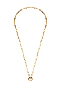 LEONARDO - CLIP&MIX Damen Kette mit Anhänger, Edelstahl - GOLD