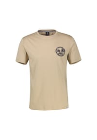 LERROS - Lässiges, unifarbenes T-Shirt aus reiner Baumwolle mit Print - BROKEN WHITE