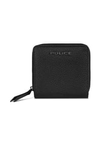POLICE - Geldbörse Leder 10 cm - black