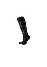 MUNADUNA - Kompressions-Yoga-Kniestrümpfe mit Wickelband Fitness-Socken,Frottee-Polsterung,Anti-Rutsch - Grau R