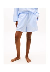 TOMMY HILFIGER - Stoff-Shorts, Tunnelzug, für Damen - 0LF BLUE/WHITE