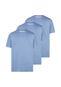 Redmond - T-Shirt 3er Pack Basic - Blau