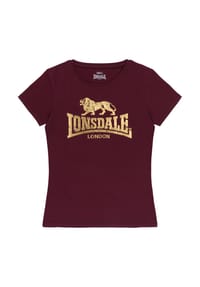 LONSDALE™ - Frauen T-Shirt BANTRY - Anthracite/Silver