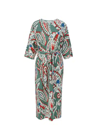 s.Oliver - Sommerkleid, Bindegürtel, für Damen - 65A1  BLUE GREEN