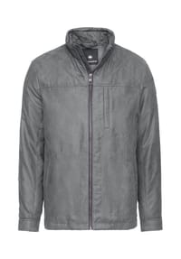 redpoint - Regular Fit Blouson mit printed Micro Suede QUITO - smoke grey
