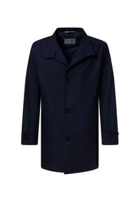 pierre cardin - Mantel mit knöpfbarem Stehkragen - Otter