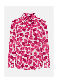 olsen - Bluse mit Allover-Dessin - Electric Fuchsia