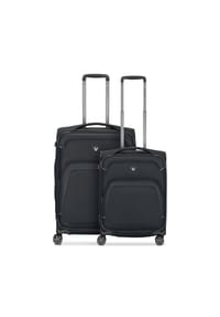 RONCATO Gateway - Gateway 4 Rollen Kofferset 2-teilig mit Dehnfalte - black