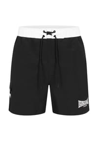 LONSDALE™ - Herren Beachshorts normale Passform THORPE - Black/White