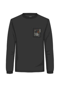 maloja - Longsleeve ChliM. deep - schwarz