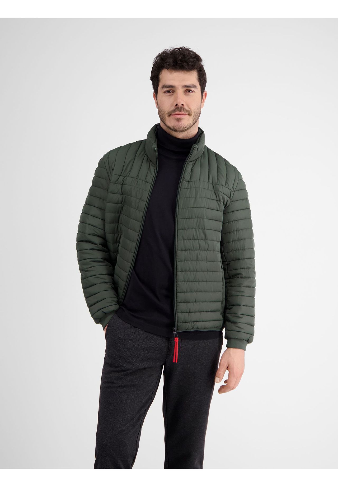 Lerros Steppjacke, Stehkragen, ReißVerschlusstaschen, FüR Herren, GrüN, L