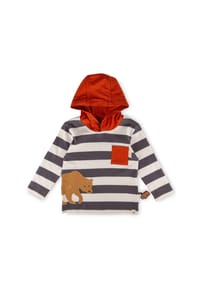 sigikid® - Langarmshirt Winterbär ,  für Kinder - grau/weiß