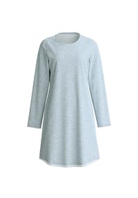 CALIDA - Damen Langarm-Nachthemd, Länge 95 cm Midnight Dreams - dusty grey