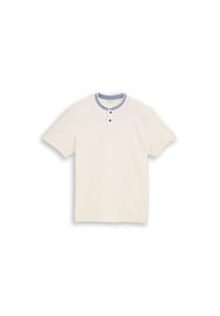 TOM TAILOR - Polohemd, Stehkragen, für Herren - 10348 GARDEN WHITE