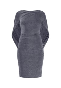 Vera Mont - Cocktailkleid im Glitzer-Look - Dunkelblau/Grau