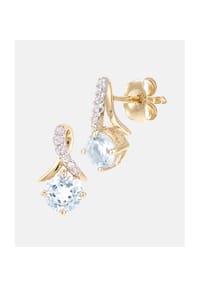 Diamant L'eternel - Ohrringe, mit 0.05 ct Diamant, 375 Gelbgold - gold