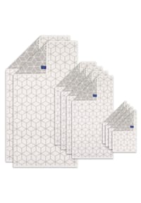 Villeroy & Boch - Handtuch Set, 10-tlg. - Carré, 2x Duschtuch, 4x Handtuch, 4x Gästetuch - Dunkelgrau/Schwarz