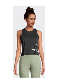 VENICE BEACH - Top "Yael", Rundhals, Logo-Print, für Damen - BLACK
