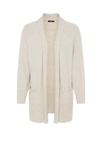 olsen - Cardigan mit Schalkragen - Almond Beige Melange