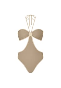 MODA MINX - Badeanzug mit tollen Cut-Outs - Stone