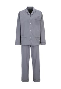 DUNMORE - Pyjama, Reverskragen, Knopfleiste, für Herren - 520 GRAU