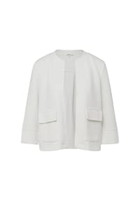 S.Oliver Red Label - Sweatjacke, 3/4-Arm, für Damen - 0210 WHITE