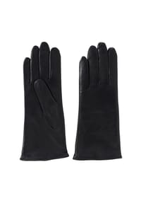 ROECKL - Handschuhe, Leder, Emblem, uni, für Damen - SCHWARZ
