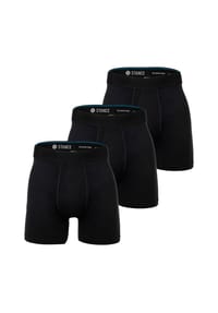 STANCE - Herren Boxershorts, 3er Pack - Boxer Brief, Performance Boxershorts - Schwarz