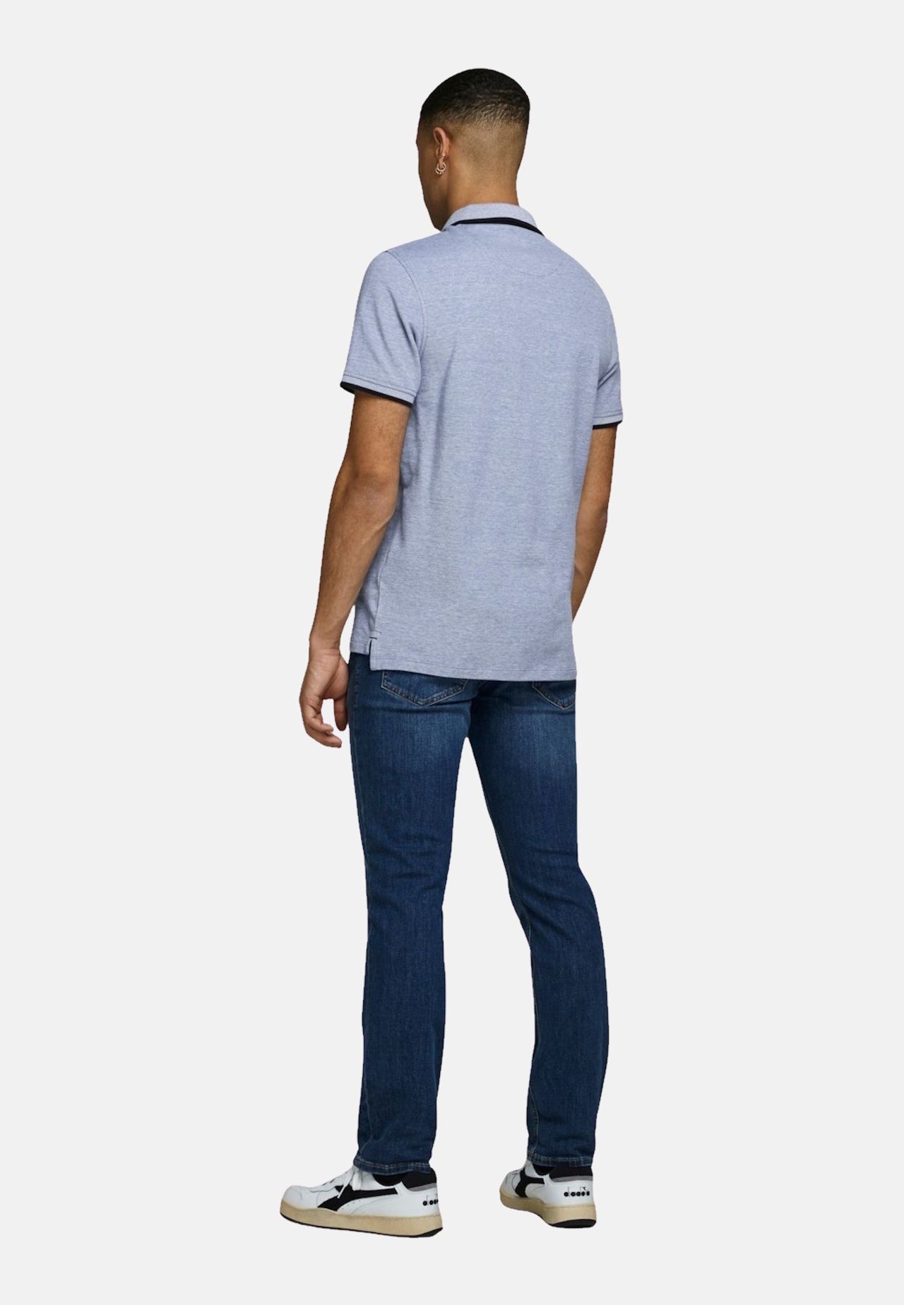 Originals by Jack & Jones Poloshirt, Kurzarm, Stickerei, FüR Herren, Blau, XL