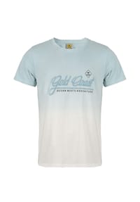 ROADSIGN® australia - Herren T-Shirt Gold Coast mit Frontprint und Rundhalsausschnitt , maritimer Casual Look für Strandtage und entspannte Sommermomente - blau/weiss