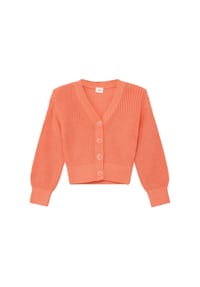 s.Oliver RED LABEL - Strickjacke, Rippbündchen, für Kinder - 2034  ORANGE