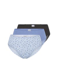 SCHIESSER - Brazil Slip 3er Pack 95/5 Modern Cotton - Hellblau