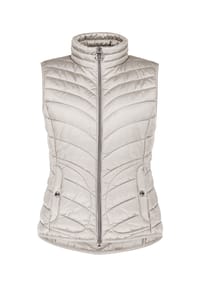 BETTY BARCLAY - Steppweste mit Stehkragen - Beige