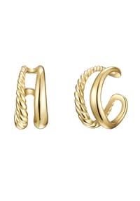 GLANZSTÜCKE MÜNCHEN - Damen Ohrringe aus 925/- Sterling Silber in Gelbgold - gelbgold