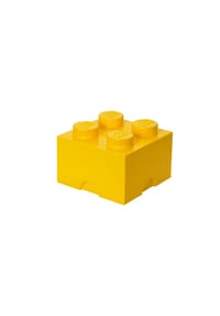 LEGO® - LEGO Aufbewahrungsbox Storage Brick 4 - Yellow, Kunststoff, 25 x 25 cm - 