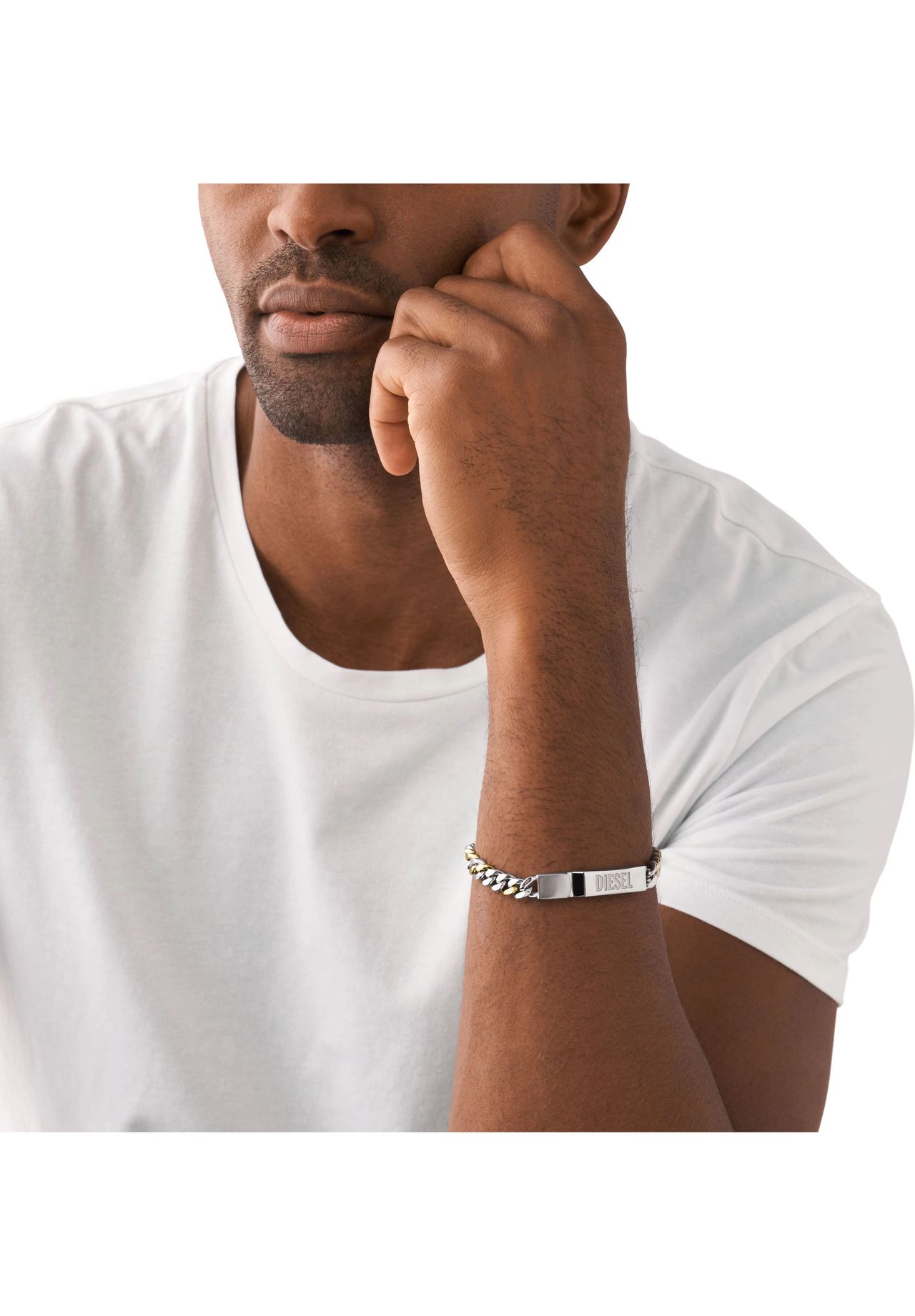 Diesel® Herren Armband "DX1457931", Edelstahl, Bicolor