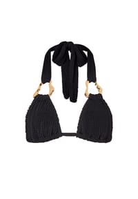 MODA MINX - Bikini-Top mit tollem Bindeband - Black