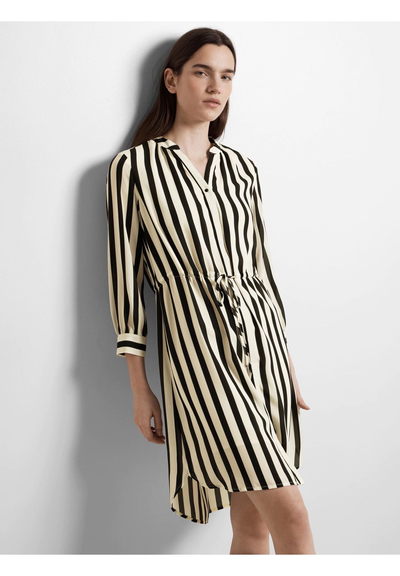 SELECTED FEMME Hemdblusenkleid, Taillenband, verdeckte Knopfleiste 