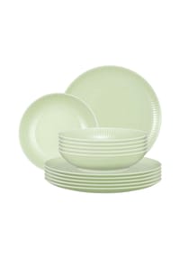 Seltmann Weiden Tafelservice Amina 12er Set - AMINA - grau