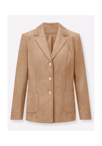 Witt - Lederimitat-Blazer - camel