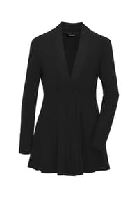 GOLDNER - Kurzgröße:  Leichte Shirtjacke lila mit Stretch - amethyst