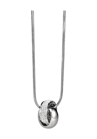 MANGUUN - Damen Kette mit Anhänger, Edelstahl - SILBER