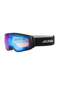 Alpina - Skibrille "Double Jack Plnt", Q-LITE Scheibe - BLACK MATT