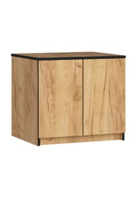Akord - Kleiderschrank-Aufsatz S60 mit 2 Türen und 2 Einlegeböden - artisan-eiche